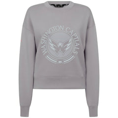 NHL Washington Capitals Levelwear Women's Slate & Snow Sponge Tri-Blend Sweatshirt