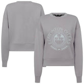 NHL Edmonton Oilers Levelwear Women's Slate & Snow Sponge Tri-Blend Sweatshirt