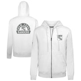 NHL New York Rangers Levelwear Podium Chenille Logo Full-Zip Hoodie