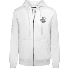 NHL Edmonton Oilers Levelwear Podium Banner Arch Full-Zip Hoodie