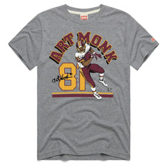 Art Monk Homage Unisex Retired Player Classic Illustration Tri-Blend T-Shirt - Washington Commanders T-shirts