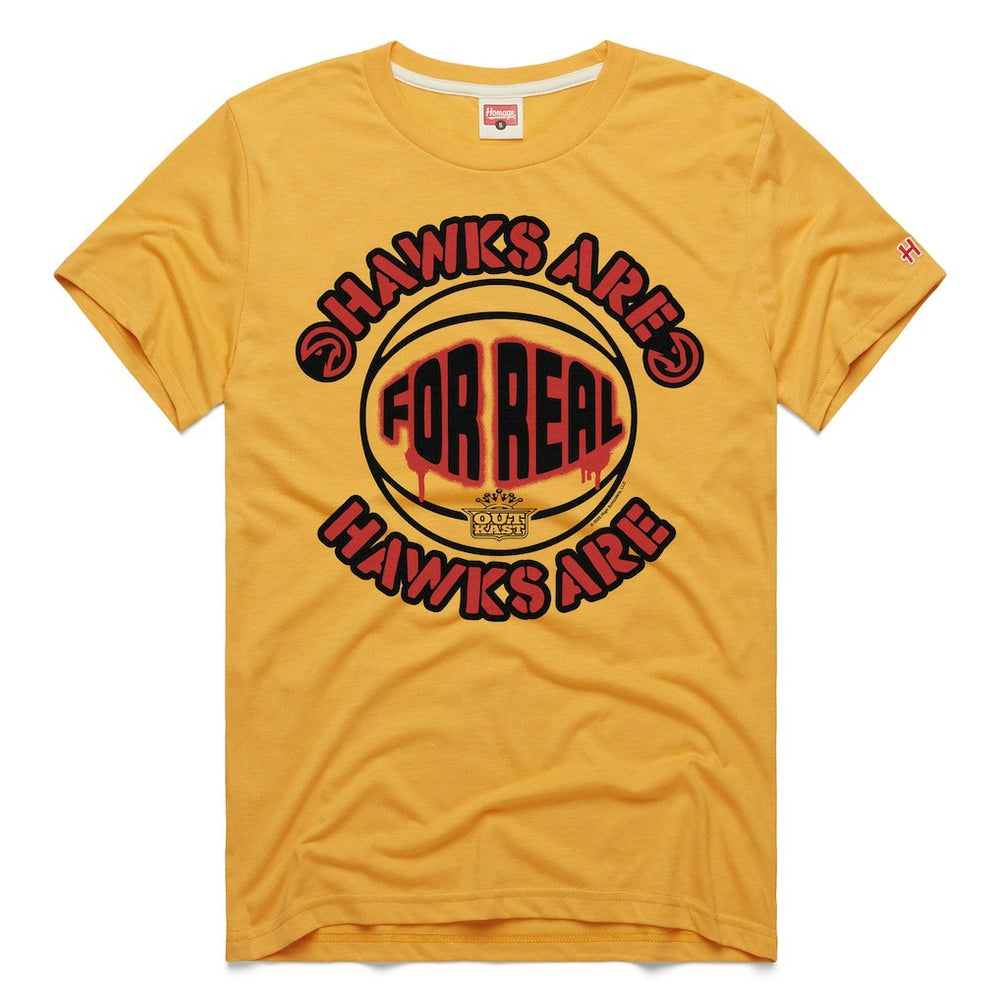 Atlanta Hawks x OutKast Homage Unisex For Real Tri-Blend T-Shirt