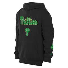 Black Philadelphia Phillies New Era 2026 St. Patrick's Day Fleece Hoodie