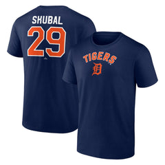 Navy Tarik Skubal Detroit Tigers Winning Streak Name & Number T-Shirt