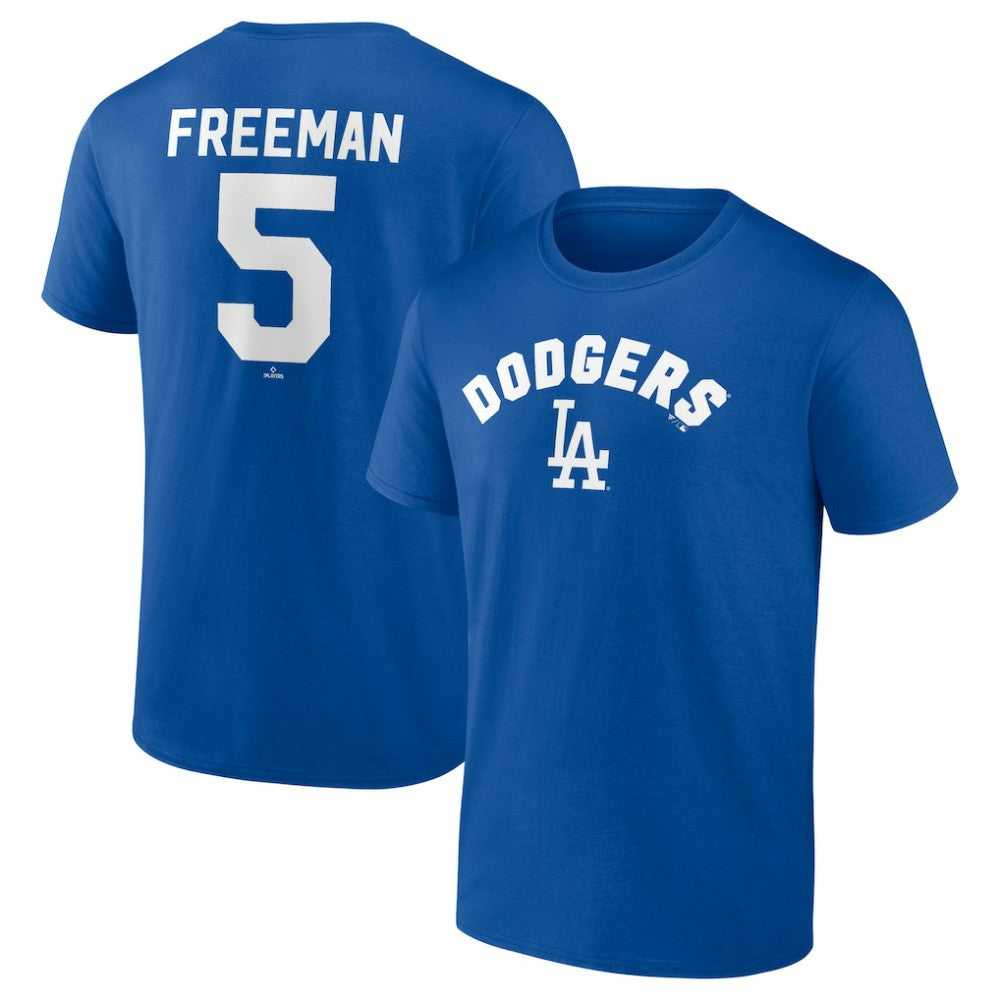 Royal Freddie Freeman Los Angeles Dodgers Winning Streak Name & Number T-Shirt