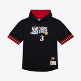 Mitchell & Ness Allen Iverson Philadelphia 76ers Mesh Name & Number Short Sleeve Hoodie