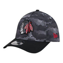 NHL Chicago Blackhawks New Era Zero Dark 39THIRTY Flex Hat