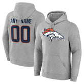 Team Authentic Personalized Name & Number Hoodie - Denver Broncos Hoodies