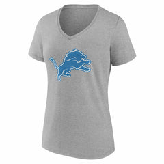 Women's Team Authentic Personalized Name & Number V-Neck T-Shirt - Detroit Lions T-shirts