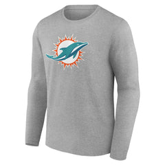 Team Authentic Personalized Name & Number Long Sleeve T-Shirt - Miami Dolphins T-shirts