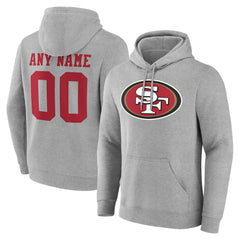 Team Authentic Personalized Name & Number Hoodie - San Francisco 49ers Hoodies