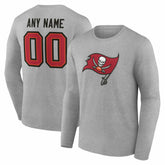 Team Authentic Personalized Name & Number Long Sleeve T-Shirt - Tampa Bay Buccaneers T-shirts