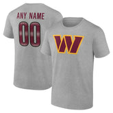 Team Authentic Personalized Name & Number T-Shirt - Washington Commanders T-shirts