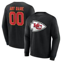 Team Authentic Personalized Name & Number Sweatshirt - Kansas City Chiefs Sweatshirts