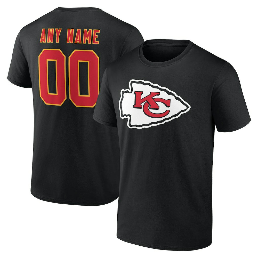 Team Authentic Personalized Name & Number T-Shirt - Kansas City Chiefs T-shirts