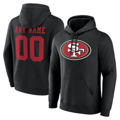 Team Authentic Personalized Name & Number Hoodie - San Francisco 49ers Hoodies