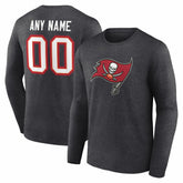 Team Authentic Personalized Name & Number Long Sleeve T-Shirt - Tampa Bay Buccaneers T-shirts