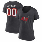 Women's Team Authentic Personalized Name & Number V-Neck T-Shirt - Tampa Bay Buccaneers T-shirts