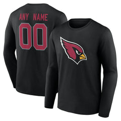 Team Authentic Personalized Name & Number Long Sleeve T-Shirt - Arizona Cardinals T-shirts