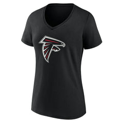 Women's Team Authentic Personalized Name & Number V-Neck T-Shirt - Atlanta Falcons T-shirts