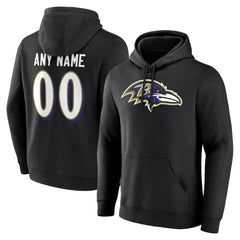 Team Authentic Personalized Name & Number Hoodie - Baltimore Ravens Hoodies