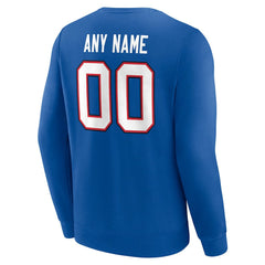 Team Authentic Personalized Name & Number Sweatshirt - Buffalo Bills Sweatshirts