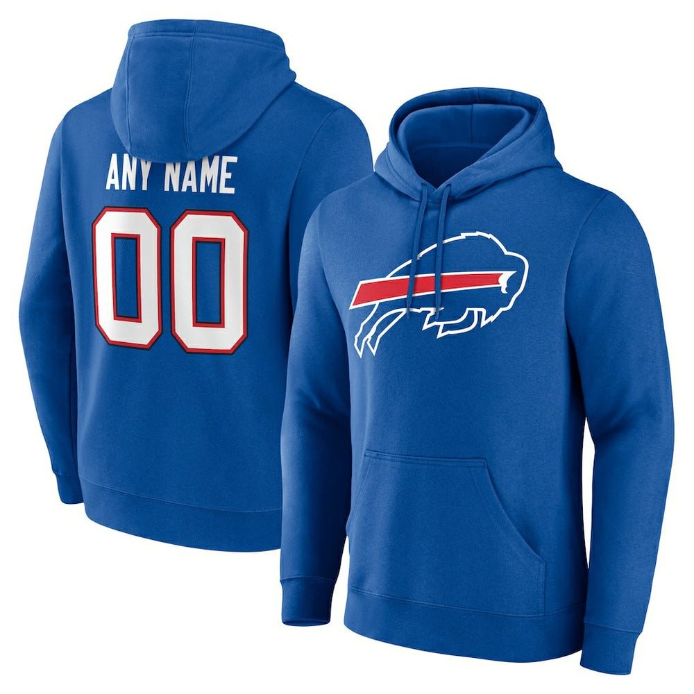 Team Authentic Personalized Name & Number Hoodie - Buffalo Bills Hoodies