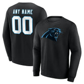 Team Authentic Personalized Name & Number Sweatshirt - Carolina Panthers Sweatshirts