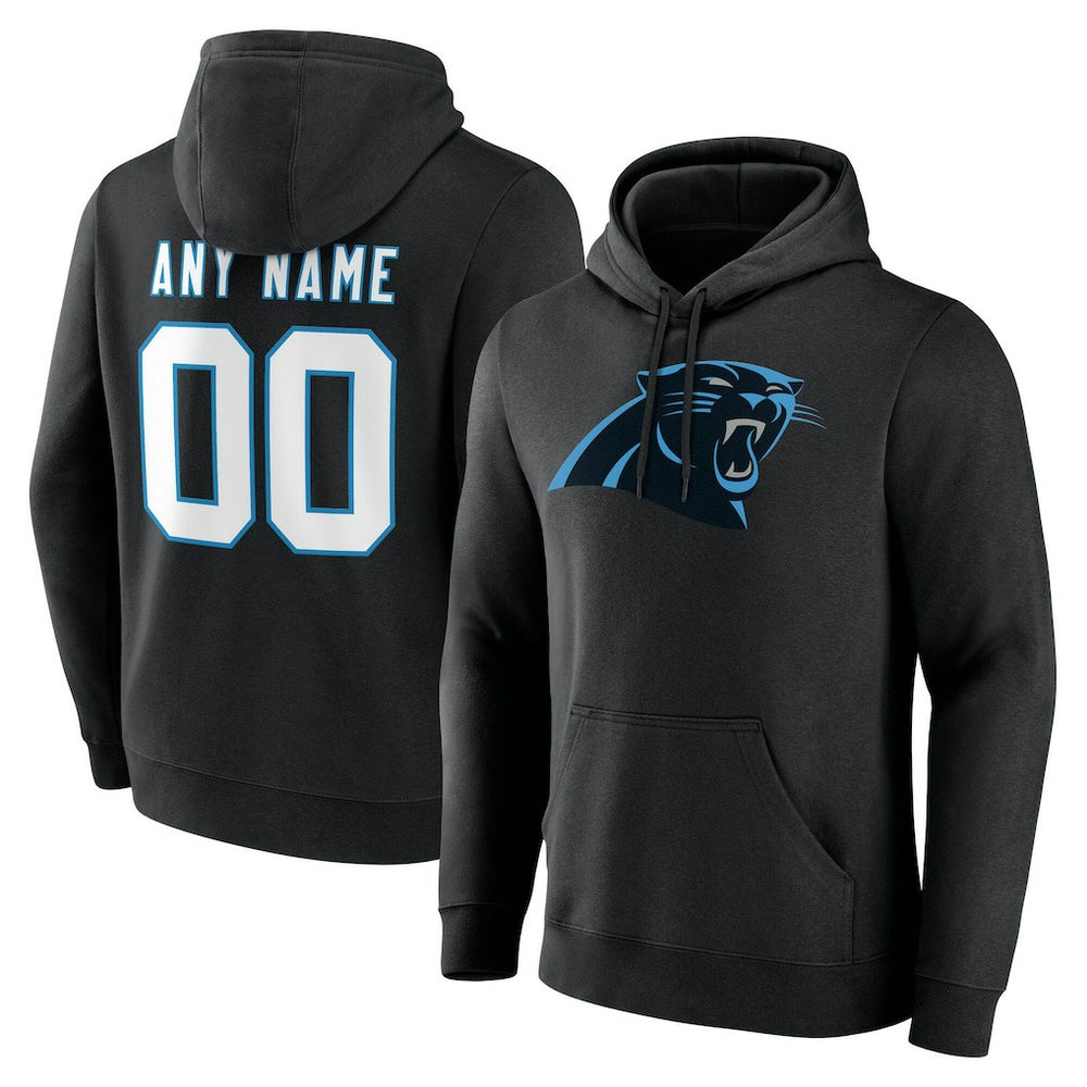 Team Authentic Personalized Name & Number Hoodie - Carolina Panthers Hoodies