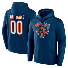 Team Authentic Personalized Name & Number Hoodie - Chicago Bears Hoodies