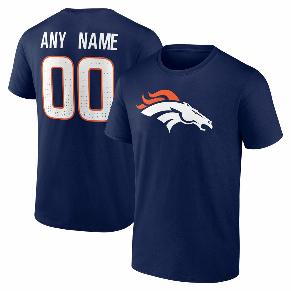 Team Authentic Personalized Name & Number T-Shirt - Denver Broncos T-shirts