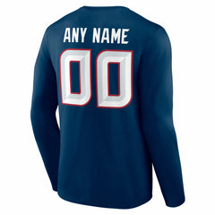 Team Authentic Personalized Name & Number Long Sleeve T-Shirt - Houston Texans T-shirts