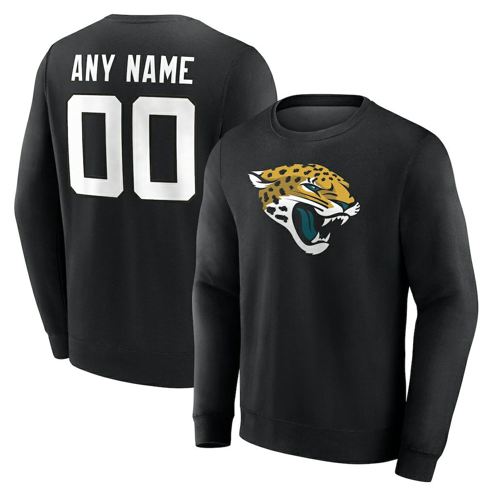 Team Authentic Personalized Name & Number Sweatshirt - Jacksonville Jaguars Sweatshirts