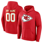 Team Authentic Personalized Name & Number Hoodie - Kansas City Chiefs Hoodies