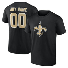 Team Authentic Personalized Name & Number T-Shirt - New Orleans Saints T-shirts