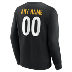 Team Authentic Personalized Name & Number Sweatshirt - Pittsburgh Steelers Sweatshirts