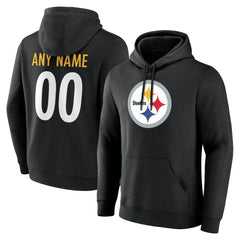 Team Authentic Personalized Name & Number Hoodie - Pittsburgh Steelers Hoodies