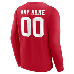 Team Authentic Personalized Name & Number Sweatshirt - San Francisco 49ers Sweatshirts