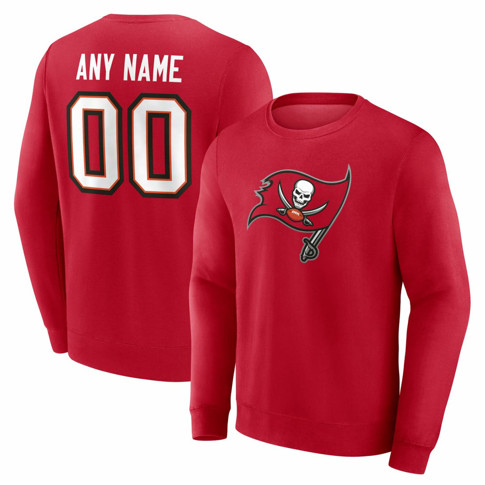 Team Authentic Personalized Name & Number Sweatshirt - Tampa Bay Buccaneers Sweatshirts