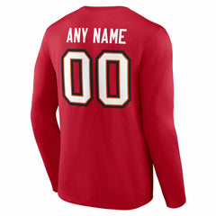 Team Authentic Personalized Name & Number Long Sleeve T-Shirt - Tampa Bay Buccaneers T-shirts