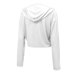 Drake Maye Majestic Threads Women's Glitter Wordmark Hoodie - New England Patriots Hoodies
