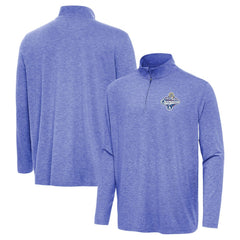 Heather Royal Los Angeles Dodgers Antigua 2025 World Series Champions Hunk Quarter-Zip Top