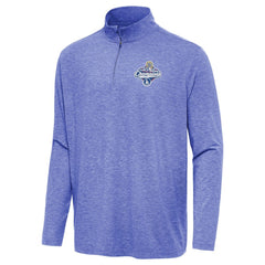 Heather Royal Los Angeles Dodgers Antigua 2025 World Series Champions Hunk Quarter-Zip Top