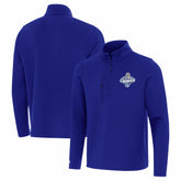 Royal Los Angeles Dodgers Antigua 2025 World Series Champions Insider Quarter-Zip Pullover