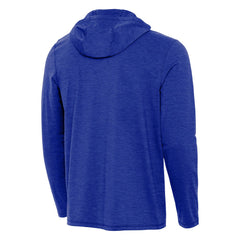 Heather Royal Los Angeles Dodgers Antigua Back-to-Back World Series Champions Tidy Quarter-Zip Hoodie