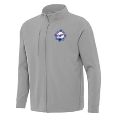 Gray Los Angeles Dodgers Antigua Back-to-Back World Series Champions Regard Full-Zip Jacket