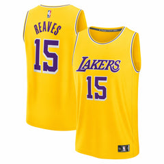 Fanatics Austin Reaves Los Angeles Lakers Youth Fast Break Replica Jersey