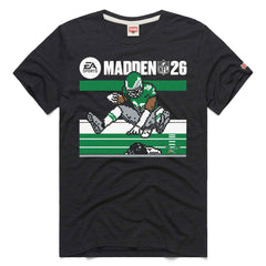 Saquon Barkley Homage Unisex Madden NFL '26 Retro Cover Tri-Blend T-Shirt - Philadelphia Eagles T-shirts