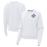 White Los Angeles Dodgers Antigua Women's 2025 World Series Champions Victory Sweatshirt
