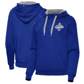 Royal Los Angeles Dodgers Antigua Women's 2025 World Series Champions Victory Hoodie